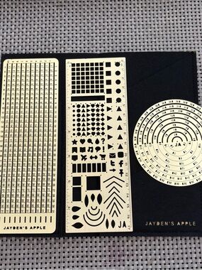 Jayden's Apple Journaling Stencils Set